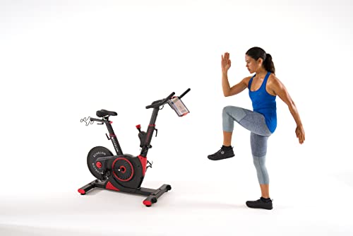 Echelon Smart Connect Fitness Bike, 30-Day Free Echelon Membership, Easy Storage, Small Spaces, Cushioned Seat, Solid, HIIT, Top Instructors, 32 Resistance Levels, Bluetooth, EX5S-22