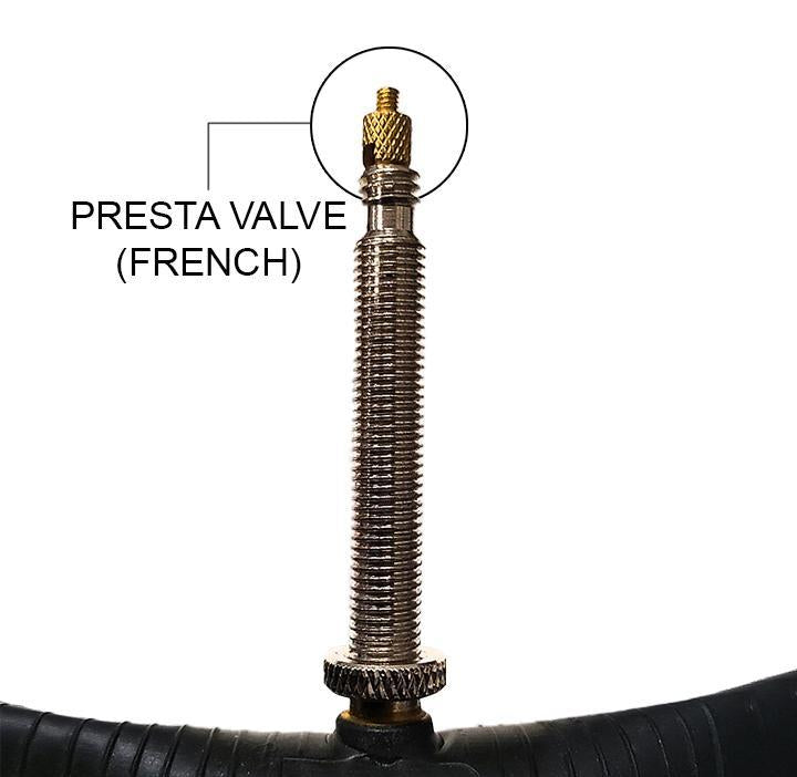 700x28C Bicycle Inner Tube with Presta Valve - Multiple Pack Sizes