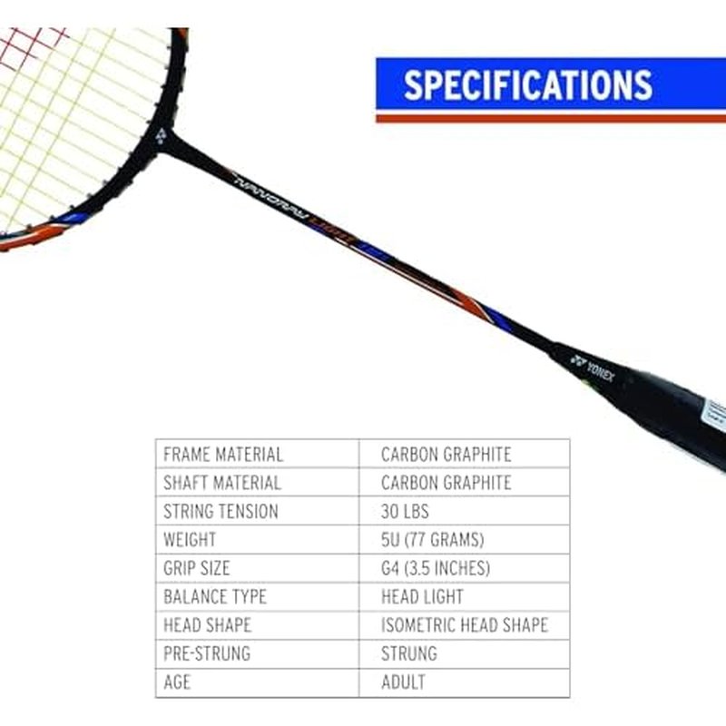 Yonex nanoray Light 18i Graphite Badminton Racquet