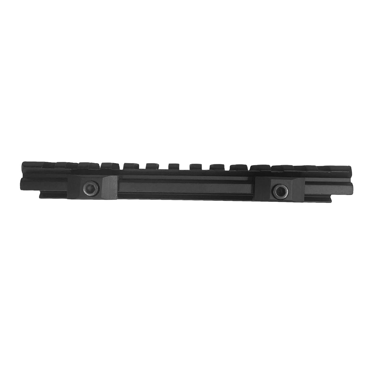 TPO 13-Slot Picatinny Rail Riser Mount (0.5"/0.83"/1" Height), 5.7" See-Thru Picatinny Riser Mount for Red Dots, Scopes, Optics, Flashlights (Low - 0.5") RS50-13