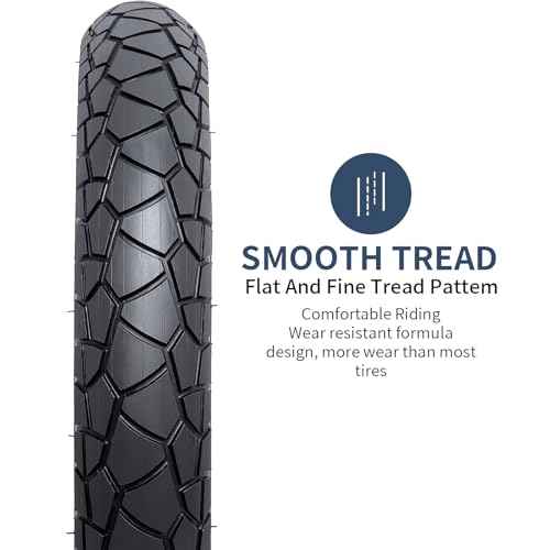 YUNSCM 2-PCS 20" E-Bike Fat Tires 20x3.0/76-406 Compatible with 20x3.0 All-Terrain Directional Tread Bicycle Tires