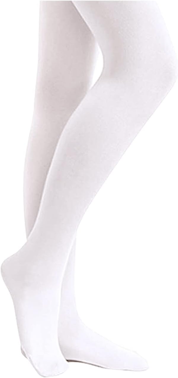 Ultra Soft Pro Dance Tights for Girls | Ballet Footed Design - Toddler to Big Kid Sizes