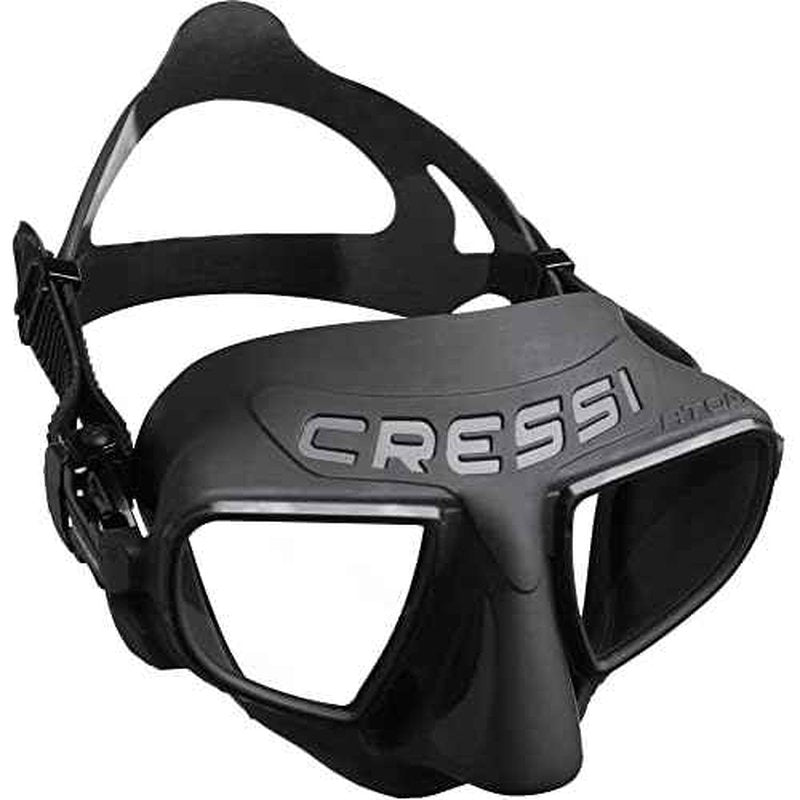 Cressi Frameless Freediving Mask with Reduced Internal Volume and Ergonomic Nose Shape - Atom: Made in Italy