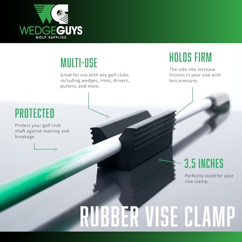 Wedge Guys Golf Grip Kits for Regripping Golf Clubs - Professional Quality - Options Include Hook Blade, 15 or 30 Golf Grip Tape Strips, 5 or 8 oz Golf Grip Solvent & Rubber Vise Clamp