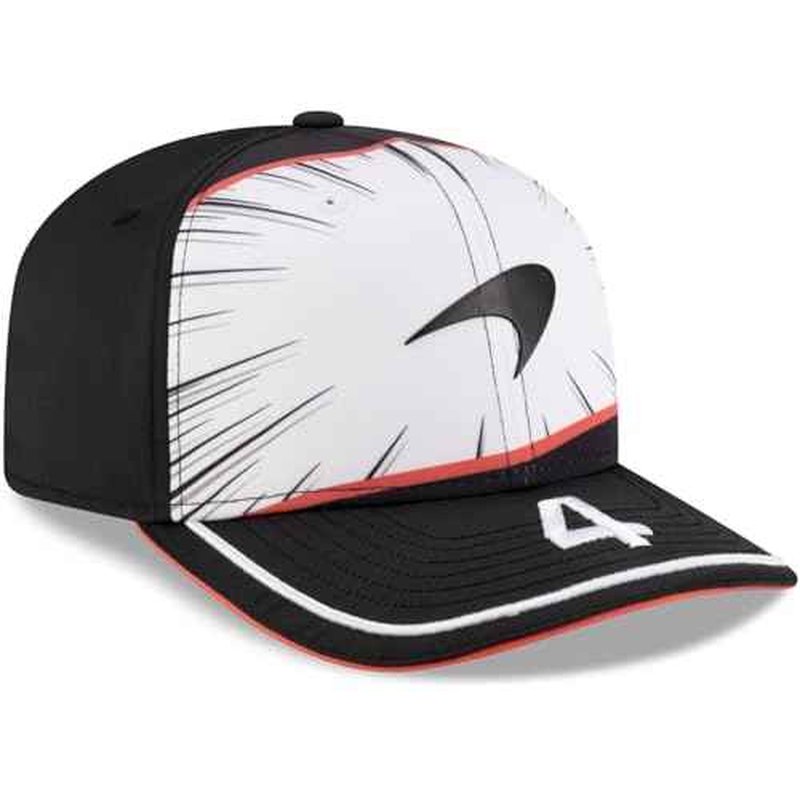 New Era 9Seventy Stretch Cap Japan McLaren Lando Norris Black, Black, osz