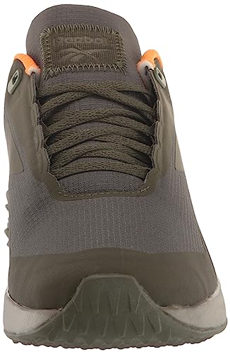 Reebok Mens Trail Cruiser, Poplar Green/Grey/High Ghvis Orange, 13