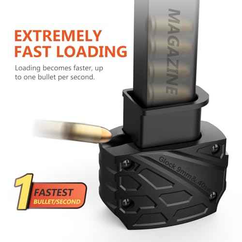 Ludex Magazine Speed Loader for Glock 9mm/.40.Fits Glock 17,18,19,22,23,24,26,27,34,35,45 and 47