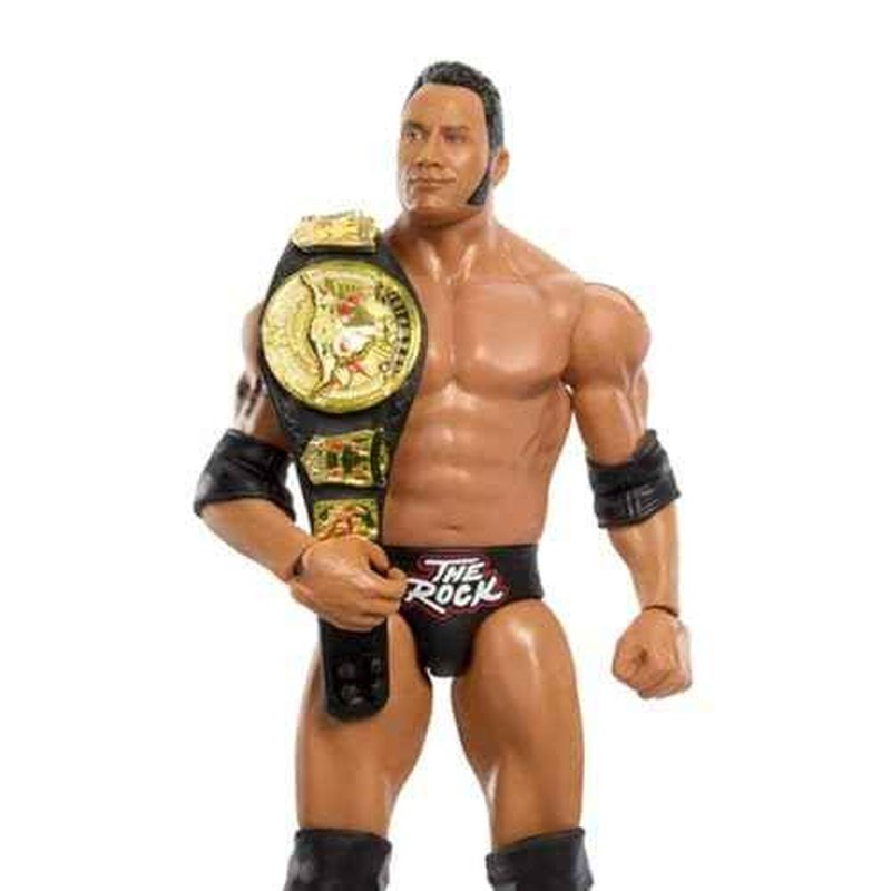 WWE Champions The Rock with Attitude Era Championship Belt 6" Basic Action Figure