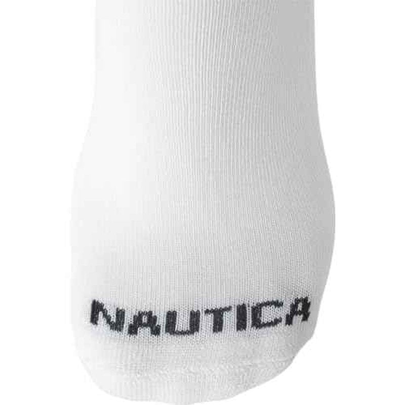 Nautica Mens Low Cut Socks - 8 Pack Soft Stretch Cushioned Athletic Ankle Socks for Men for Sports and Running (Size 6-12.5)