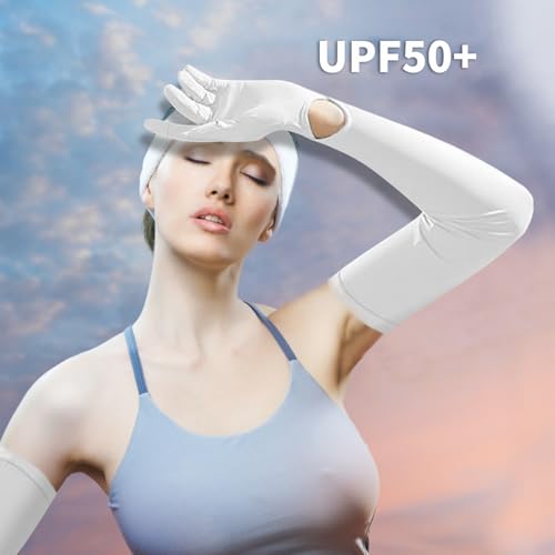 Sunscreen Gloves for Women and Men Summer UV Protection UPF50+ Gardening Sun Protection Arm Touchscreen Gloves
