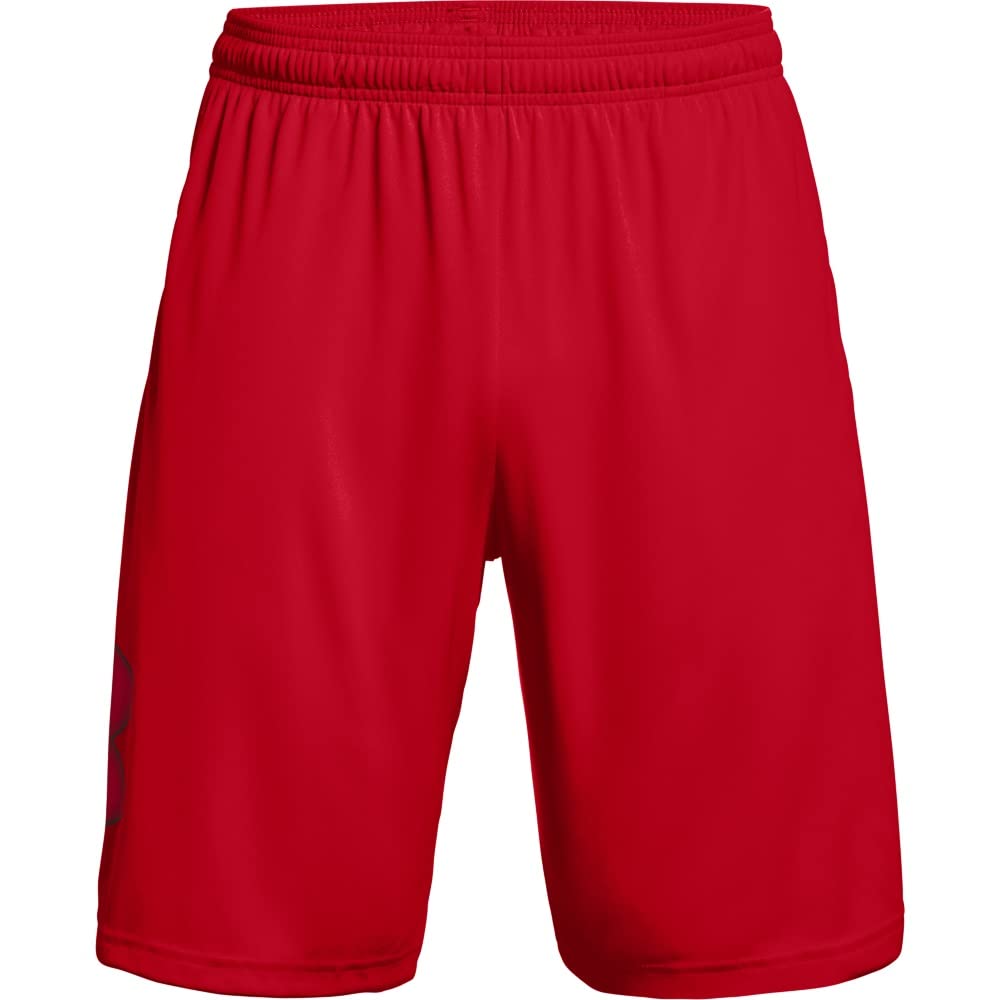 Under Armour Men's Tech Graphic 10" Shorts, Red (601)/Black, 4X-Large