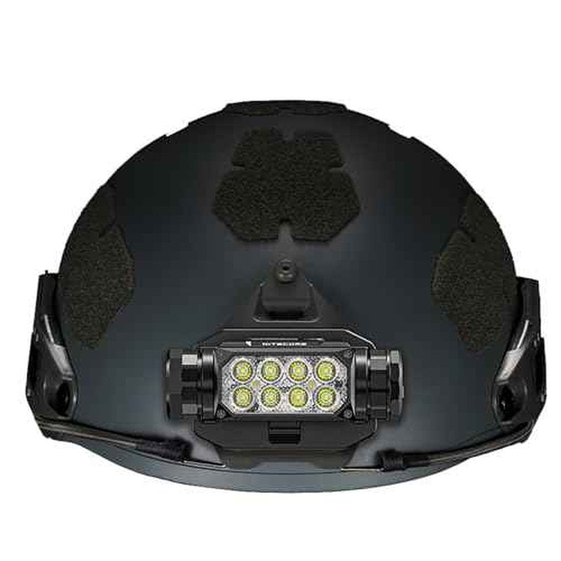 Nitecore HC65M UHE 2000 Lumen Tactical Helmet Light Headlamp, NVG Mountable USB-C Rechargeable with Red and White Lights Sticker