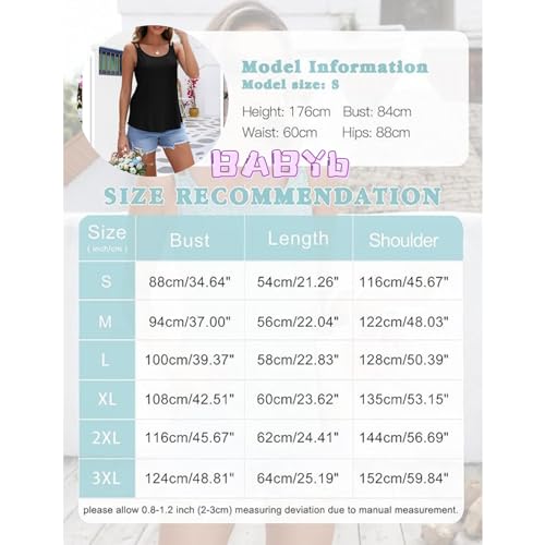 Generic Woolen Tops for Women Sale Womens Golf Shirts Clearance of Sale 2024 Tank Tops for Women Summer Casual Eyelet Embroidery Sleeveless Tanks Spaghetti Strap Flowy Shirt Scoop Neck Pleated Cami