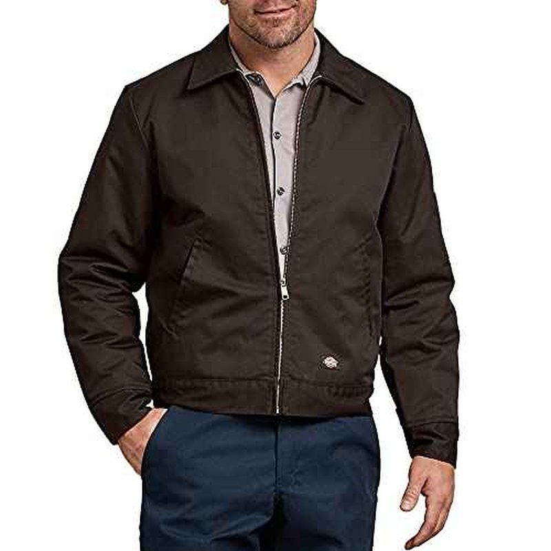 Dickies Mens Full Zip Thermal Lined Fleece Hoodie