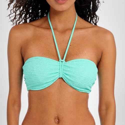 Freya Women's Ibiza Waves Underwire Bandeau Bikini Top Blue