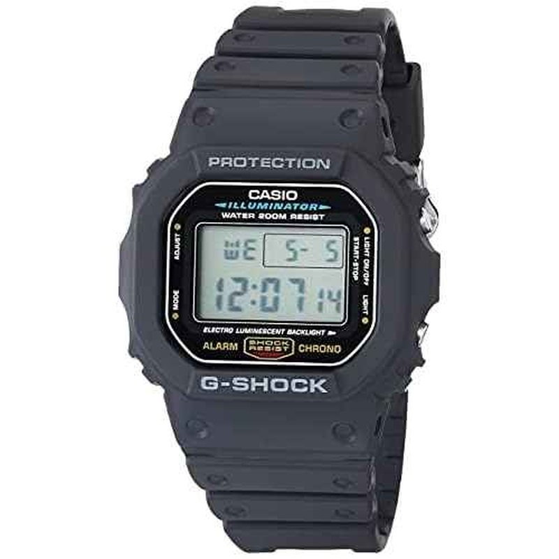 Casio G-Shock Shock Resistant DW5600UE-1V Men's Water Resistant Black Resin Sport Watch
