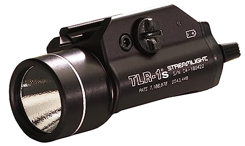 Streamlight 69211 TLR-1s 300-Lumen Weapon Mounted Light with Strobe, Earless Screw and Rail Locating Keys, Black