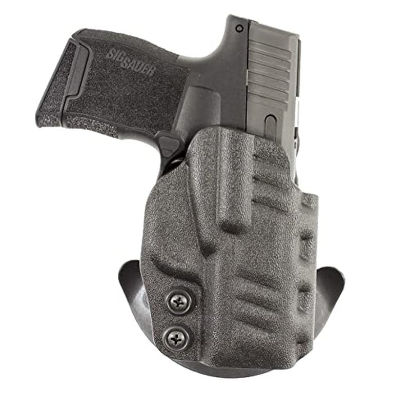 DeSantis Cazzuto OWB Holster - Compact Holster OWB, Open Carry Paddle Style for Men & Women, Quick Draw, Lightweight, Adjustable with Belt Slot Attachment