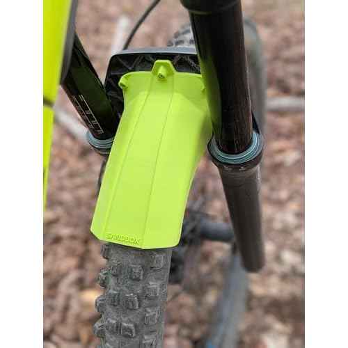 RockShox Zeb Fender - Domain Fender - Bolt On - Made in USA (Black, Short) - Gen 2 Reinforced