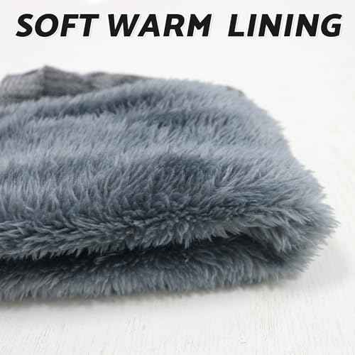 PFFY Beanie Hats for Men Women Winter Thick Warm Lined Beanies Knit Skull Cap