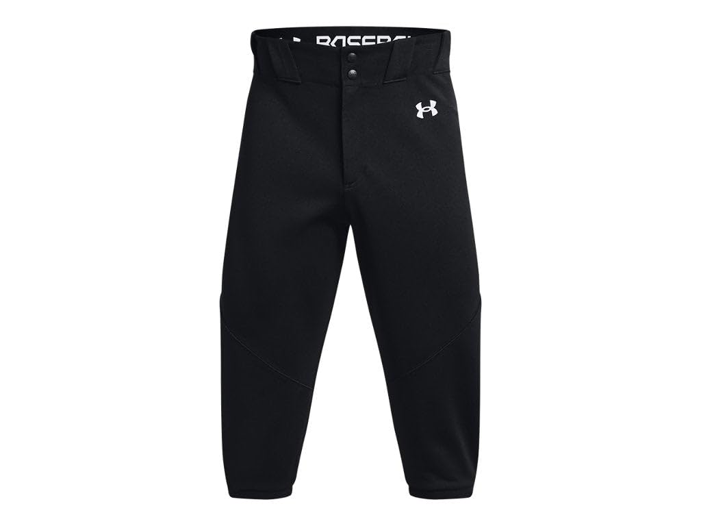 Under Armour Men's Utility Baseball Knicker 22, (001) Black / / White, Medium