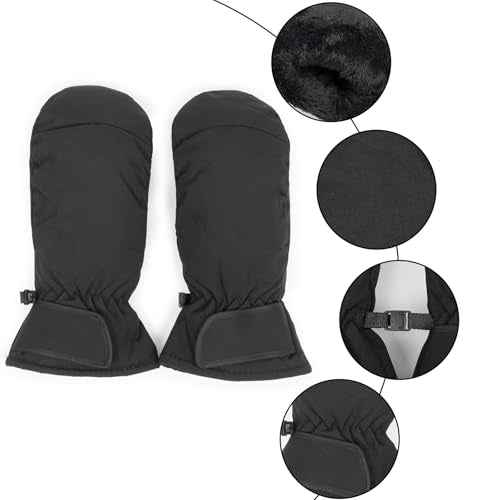 Winter-Ski-Snow-Gloves Men Women - Waterproof Adult Mittens-Gloves for Cold Weather Skiing Hiking Cycling