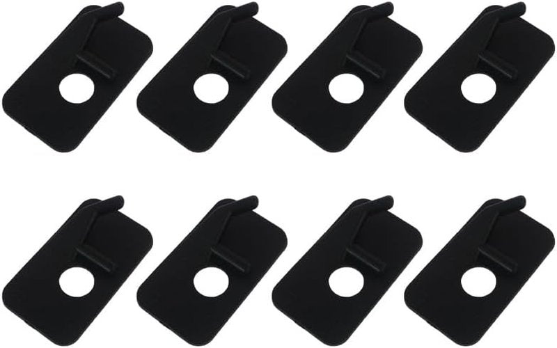 Right Hand Recurve Bow Arrow Rest - 8 Pcs Plastic Adhesive Accessory for Hunting & Target Shooting