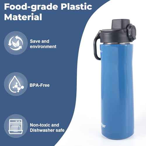 Water Bottle Lid Replacement Fit for Contigo Water Bottles 20oz 24oz and 32oz, Leak-Proof and Dishwasher Save 1Pack