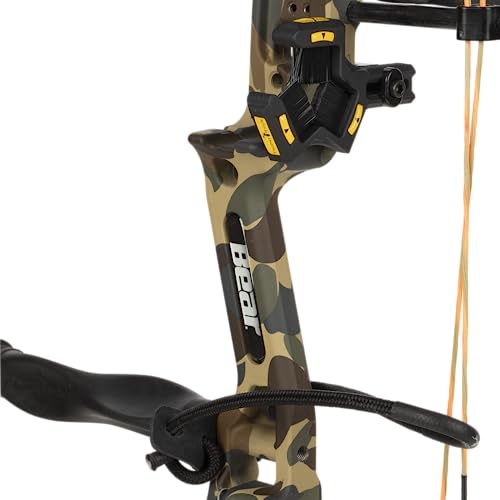 Bear Archery Legit Ready to Hunt Compound Bow Package for Adults & Youth, Left Hand,