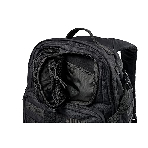 5.11 Tactical Backpack, Rush 24 2.0, Military Molle Pack, CCW with Multiple Compartments, 37 Liter, Medium, Style 56563, Black