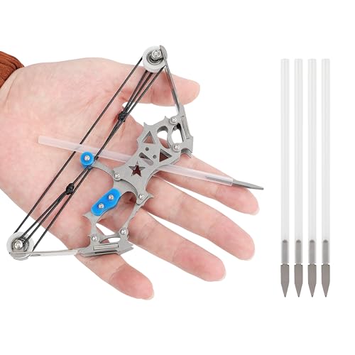 ZSHJGJR 6"/7.4"/7.9"/8.6"/8.8"/9.5" Mini Archery Bow Set Mini Compound Bow Mini Hunting Bow Right/Left Handed for Hunting Shooting Practice Archery Entertainment Fun