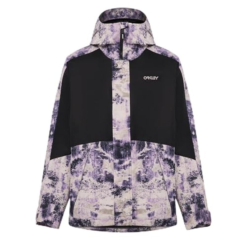 Oakley Men's Range Recycled Jacket 2.0, Oxidation Print Lilac, XX-Large