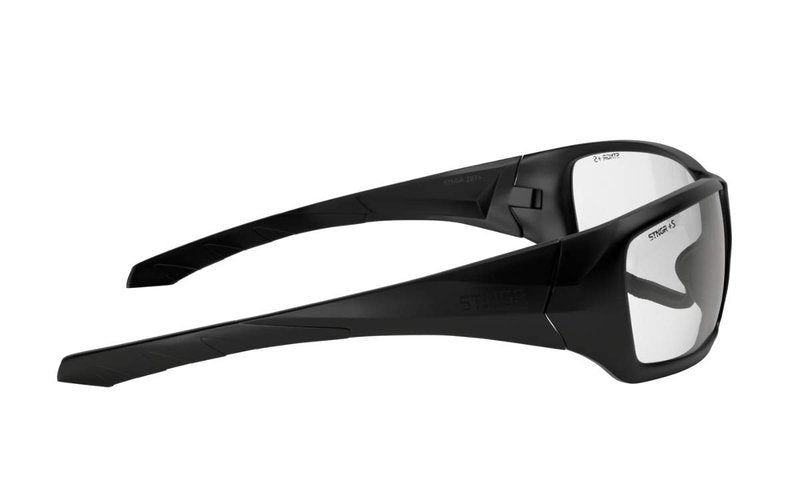 STNGR Ridge Unbreakable Tactical Ballistic Outdoor & Shooting Sunglasses Polarized For Men (Clear Non-Polarized)
