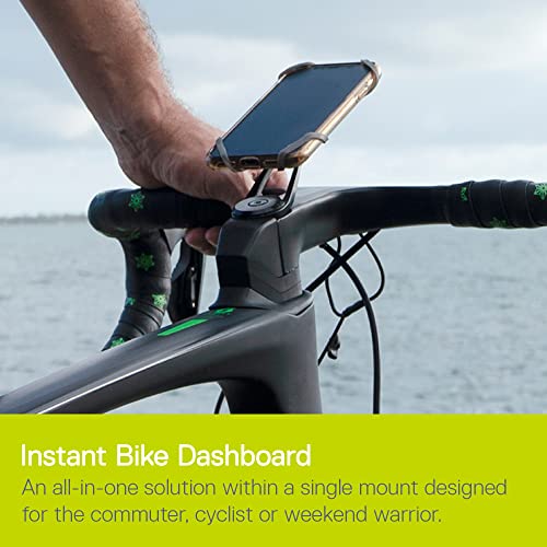 Bike Phone Mount by Delta Cycle - Xmount Pro Bicycle Phone Holder Adjusts to Any Handlebar & Fits Any Phone or iPhone - Easily Accessible Bike Accessories for Adult Bikes