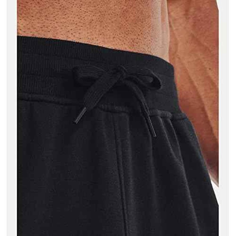 Under Armour Men's UA Rival Fleece Graphic Joggers 1373411 (Large, Black/Steel-001)