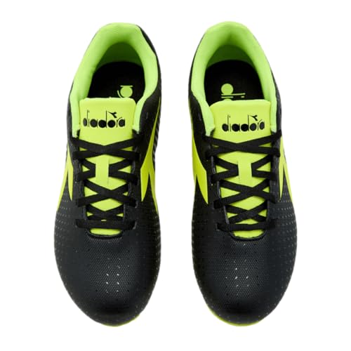 Diadora Pichichi 5 MD Youth Soccer Shoe - Perfect Starter Shoe for Kids, Turf and Firm Ground, Water-Resistant Suprell Upper, Non-Slip PU Heel Lining