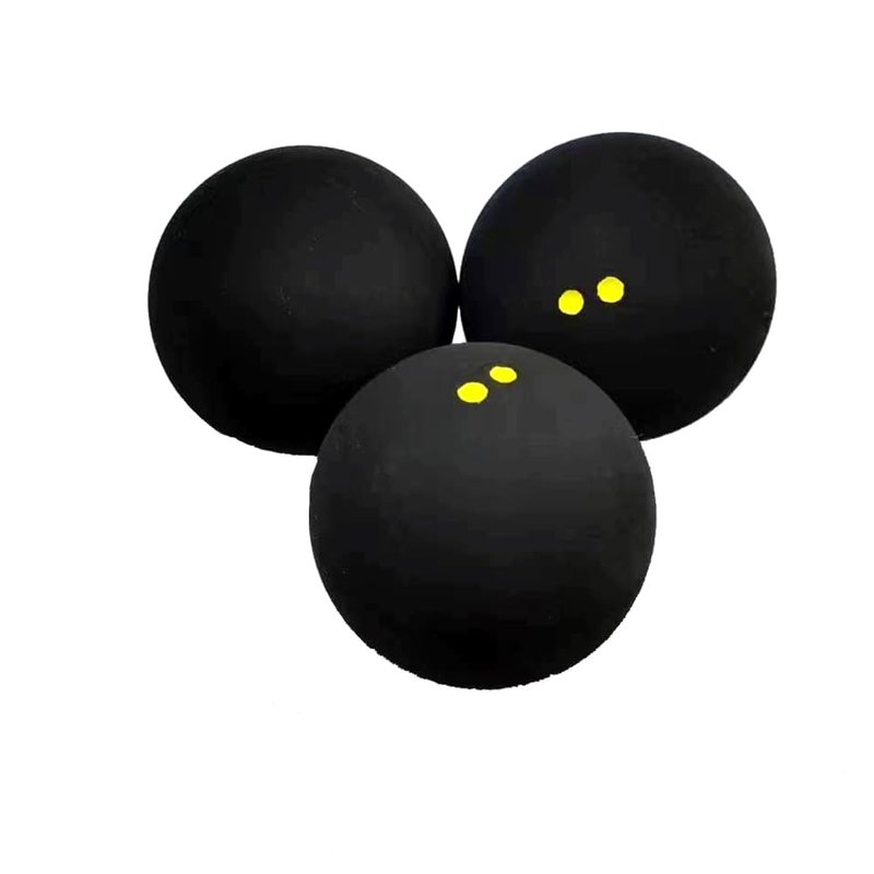Gloperti Double Yellow Dot Squash Balls - 6 Pack