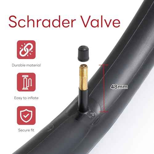 26x1.75/1.95/2.0/2.10/2.125 Inch AV48mm Bike Tubes 26" Replacement Bicycle Inner Tubes (2 PCS) Reliable 26 x 1.75-2.125 Inner Tubes Schrader Valve for City/Road/Mountain/Cruiser Cycling Scenarios