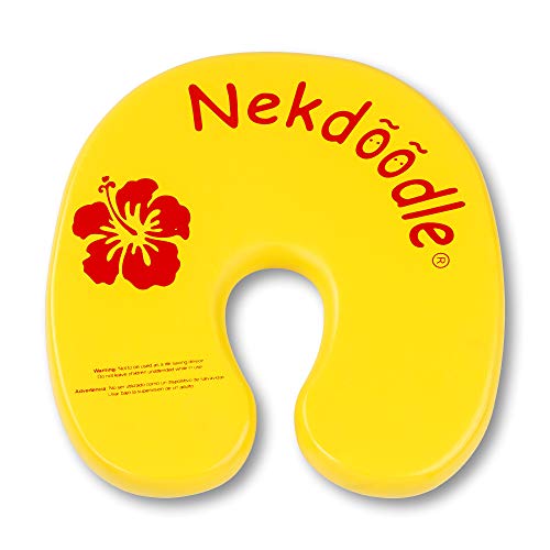 Nekdoodle Swimming Pool Float for Aqua Aerobics & Fitness - Water Training & Exercises - Fun & Recreational Pool Equipment - Yellow Hibiscus