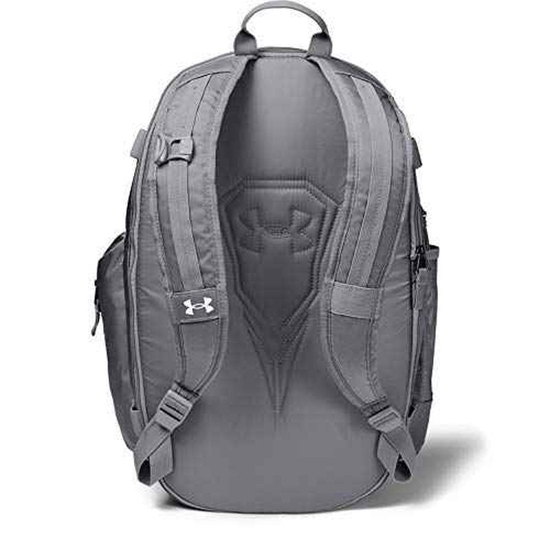 Under Armour Men's Lacrosse Backpack, Steel (035)/White, One Size Fits All