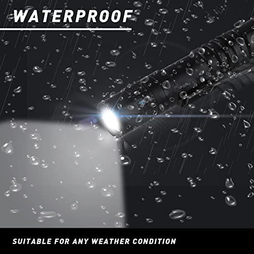 Mini Led Flashlights High Lumens Outdoor Small Tactical Flashlight Glow in The Dark 3.55 Inch Handheld Pen Light Clip for Camping Emergency Inspection Repair Battery Powered