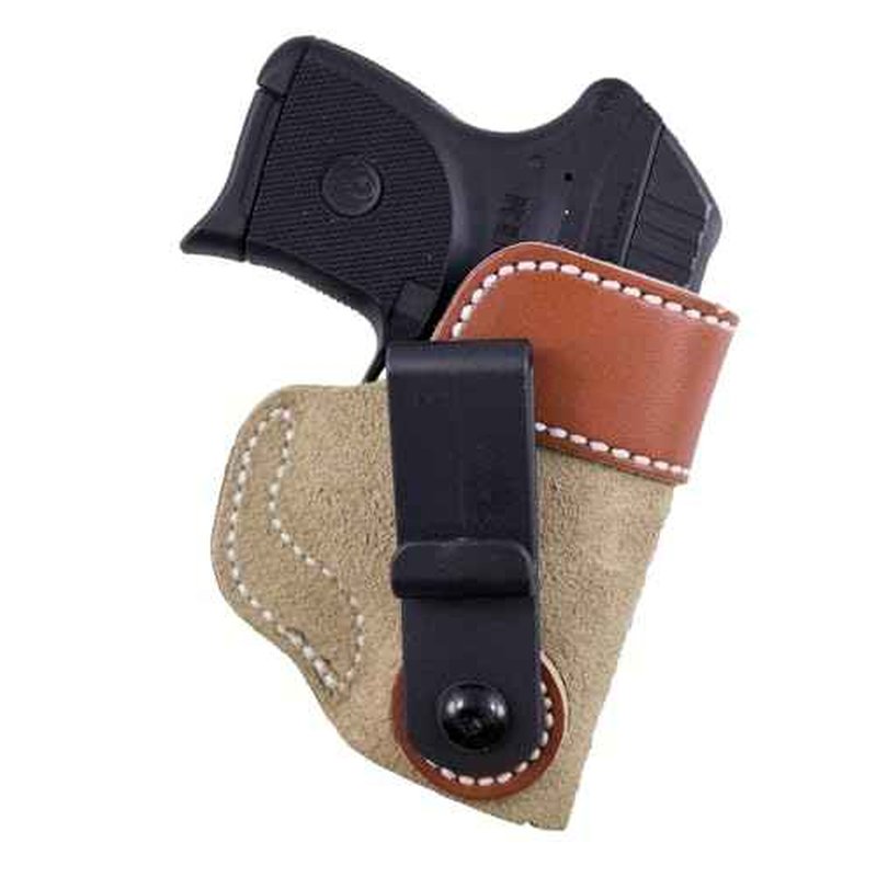 DeSantis Sof-Tuck - IWB Holster, Fits the KelTec P32/P3AT/RGR LCP/LCP II, Colt Mustang/Pony/Pocketlite, Taurus 738TCP/Spectrum, Springfield 911, SIG P238, Kimber Micro Carry 380 - Right Hand Draw, Tan