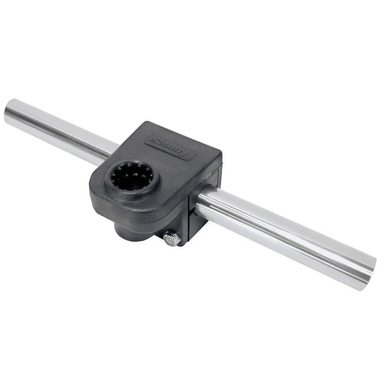 Scotty #287 Round Rail Mount Adapter 7/8",Black,Small, 620283