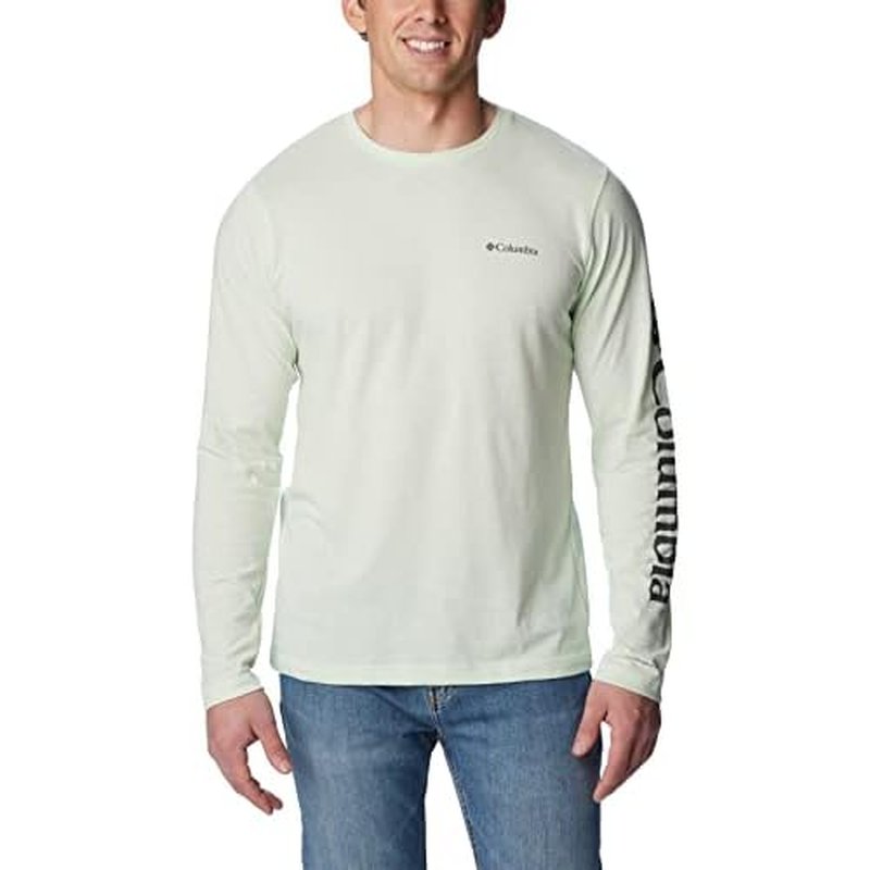 Columbia Mens Thistletown Hills Long Sleeve Logo Tee