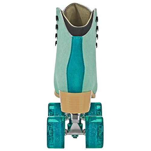Candi GRL Carlin Quad Roller Skates Green/Blue Size 06