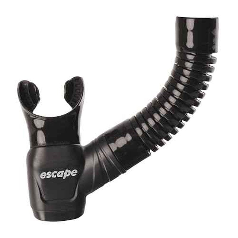 SCUBAPRO Escape Semi-Dry Snorkel, with Purge Valve and Splashguard Barrel-Top Design
