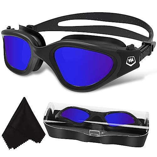 WIN.MAX Polarized Swimming Goggles Swim Pool Goggles Anti Fog Anti UV No Leakage Clear Vision for Men Women Adults Teenagers