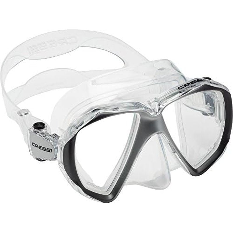 Cressi Perfect View Scuba Diving, Snorkeling Mask in Pure Comfortable Silicone - Liberty Duo: Designed in Italy