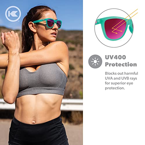 Knockaround Premiums Sport - Polarized Running Sunglasses for Women & Men - Impact Resistant Lenses & Full UV400 Protection