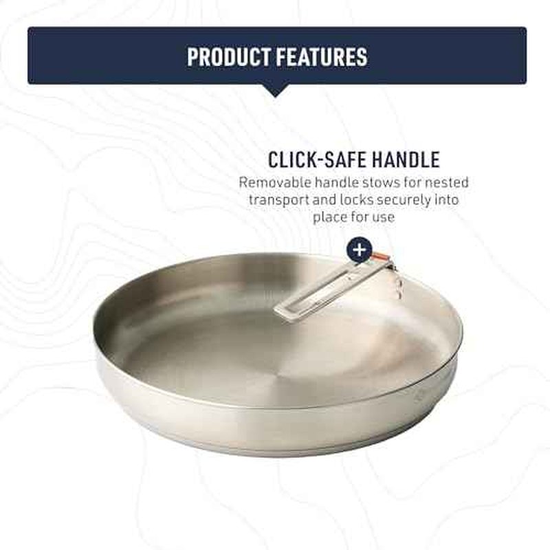 Sea to Summit Detour 10-Inch Stainless Steel Camping Pan
